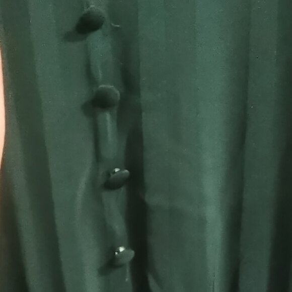 ModCloth Classy Announcement A-Line Dress Green Size 14 Midi - Picture 5 of 10